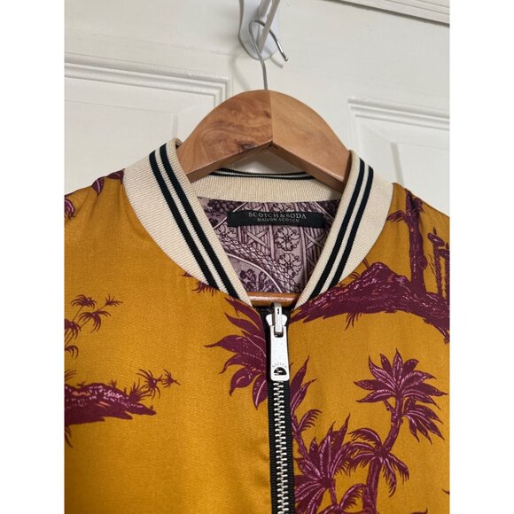 50% OFF SALE - SCOTCH & SODA Mustard reversible Jacket - S - Picture 2 of 6